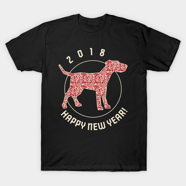 2018 Happy New Year T-Shirt by teeleoshirts